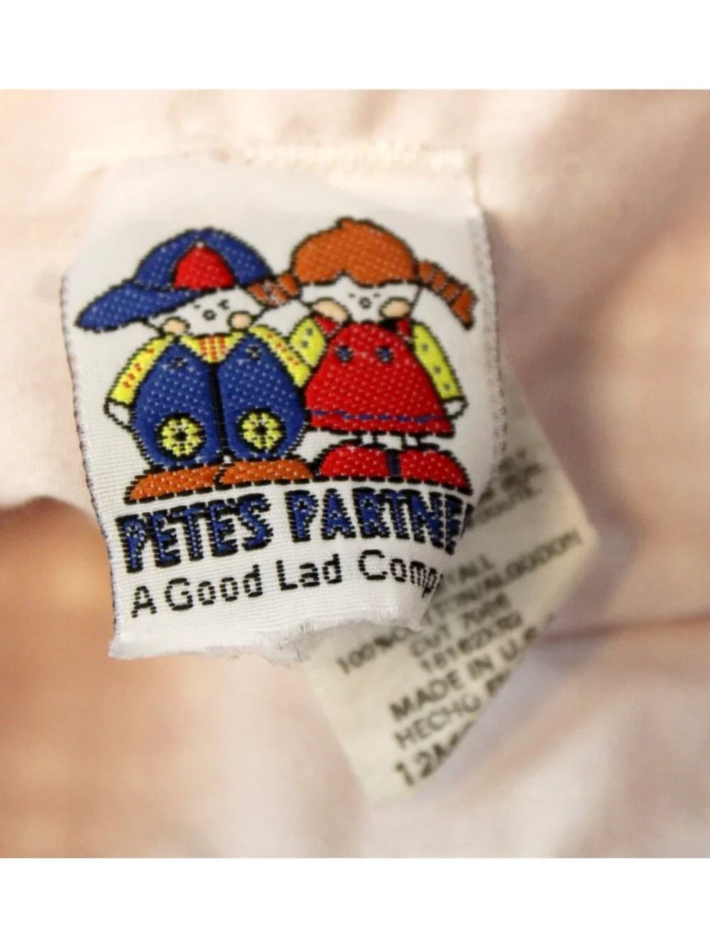 VTG Pete's Partners Jon Jon Romper & Hat Red Boys sz 12m Sailboat Red Gingham